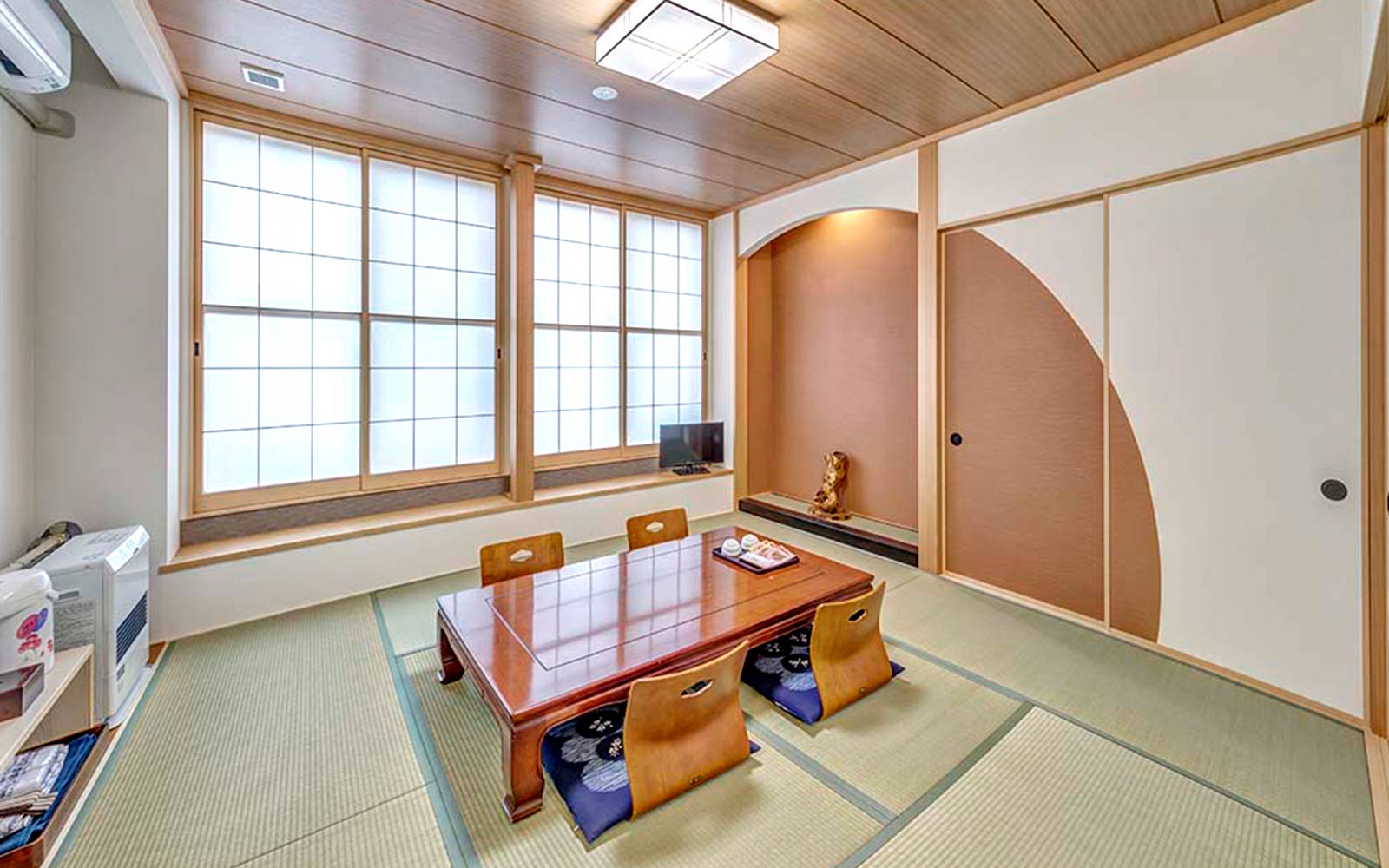 2016年に新設した旅館の客室イメージ。湯治の滞在も人気